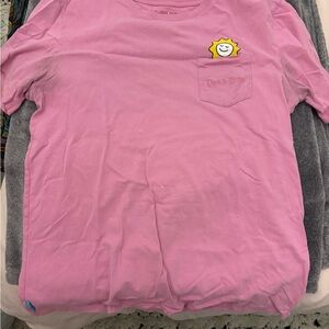 Dutch Bros Cheerful Pink Sun Tee
